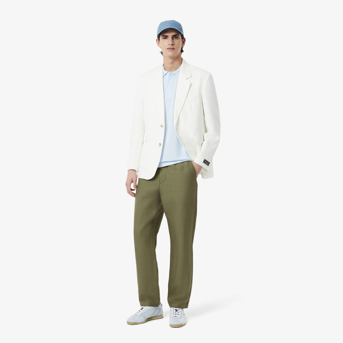 Regular Fit Linen Twill Pants - XH9104-00-BMY