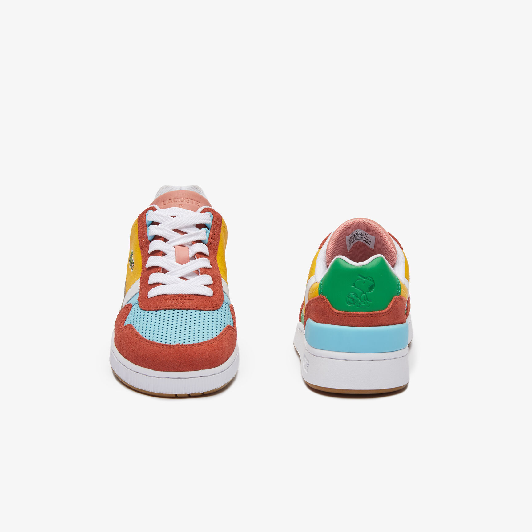 سنيكرز تي كليب جلد للنساء مجموعة Lacoste x Peanuts