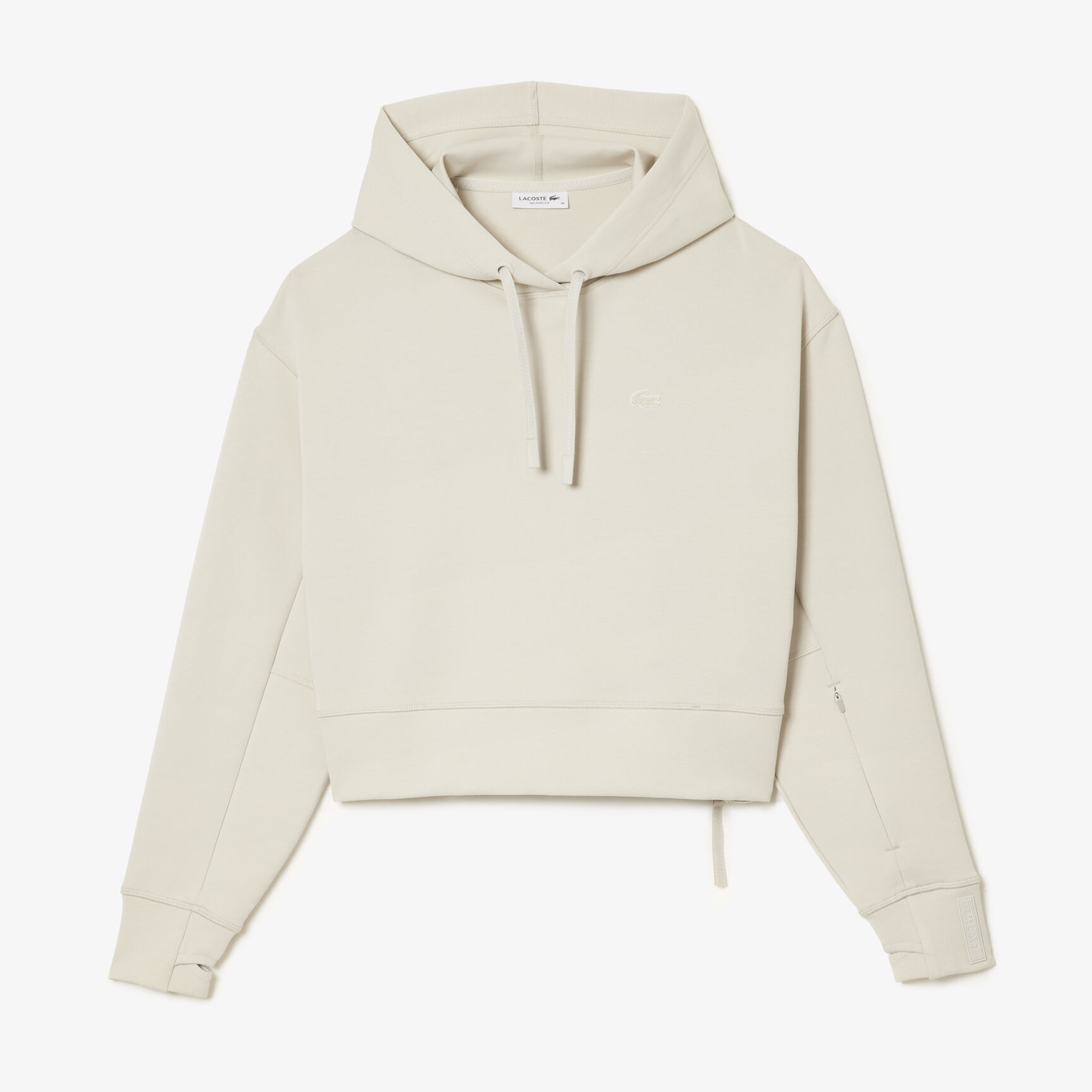 هودي قطني قصير Women's Lacoste Hooded Jogger Sweatshirt - SF0281-00-BUQ
