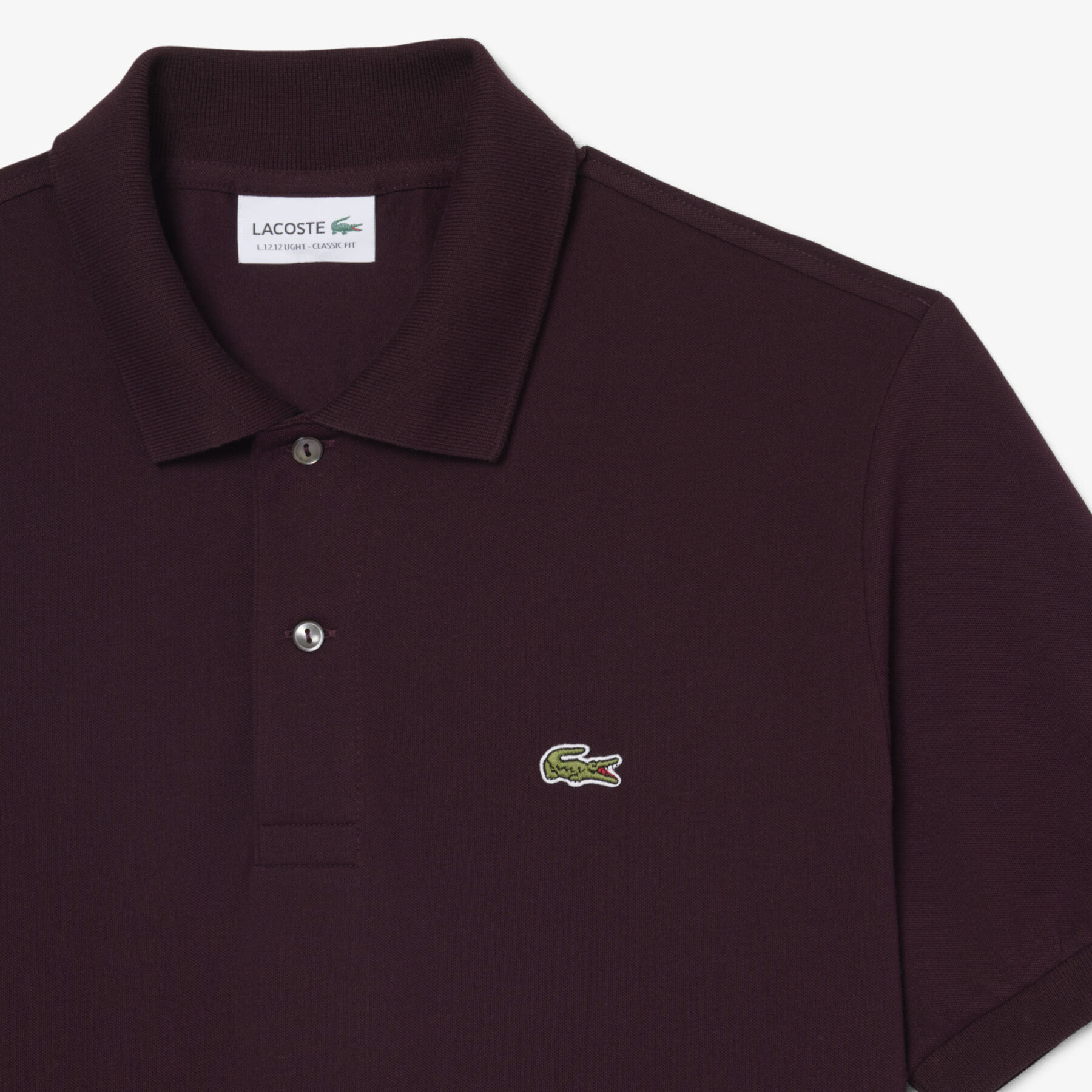 lacoste classic fit l 12 12 light pique polo shirt