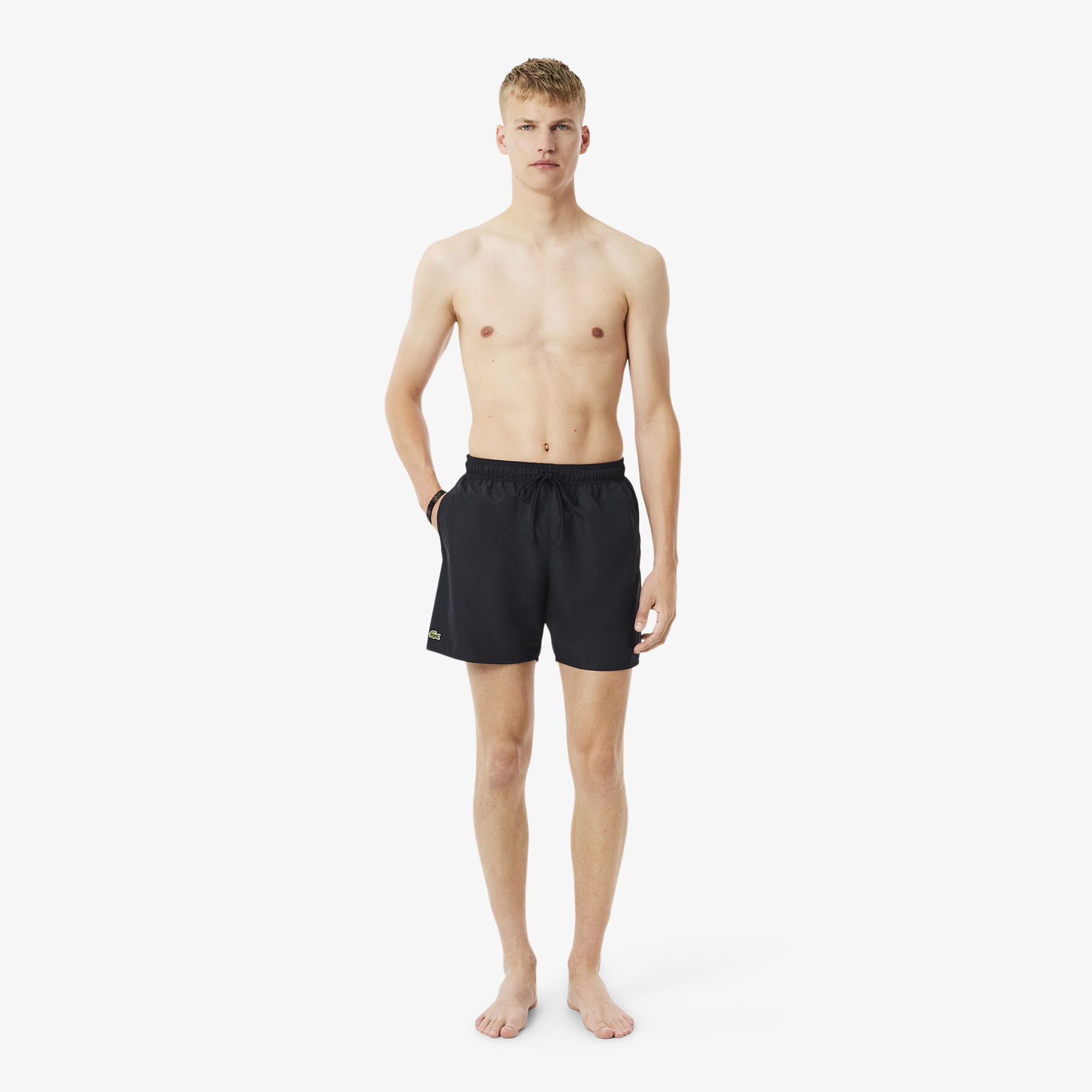 Mid Length Monochrome Swim Trunks - MH9088-00-964