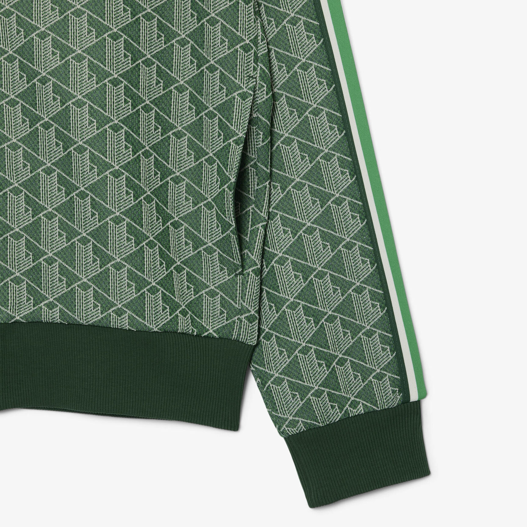 سترة رياضية باريسية بسحاب من الجاكار Paris Zip-Up Jacquard Track Jacket - SH1368-00-HEI