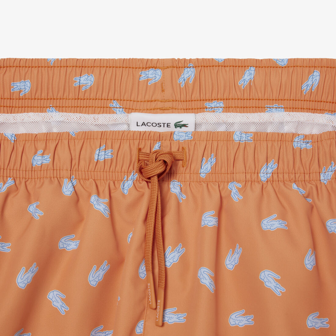 Mid Length Crocodile Print Swim Trunks Mid Length Crocodile Print Swim Trunks - MH1851-00-IY0