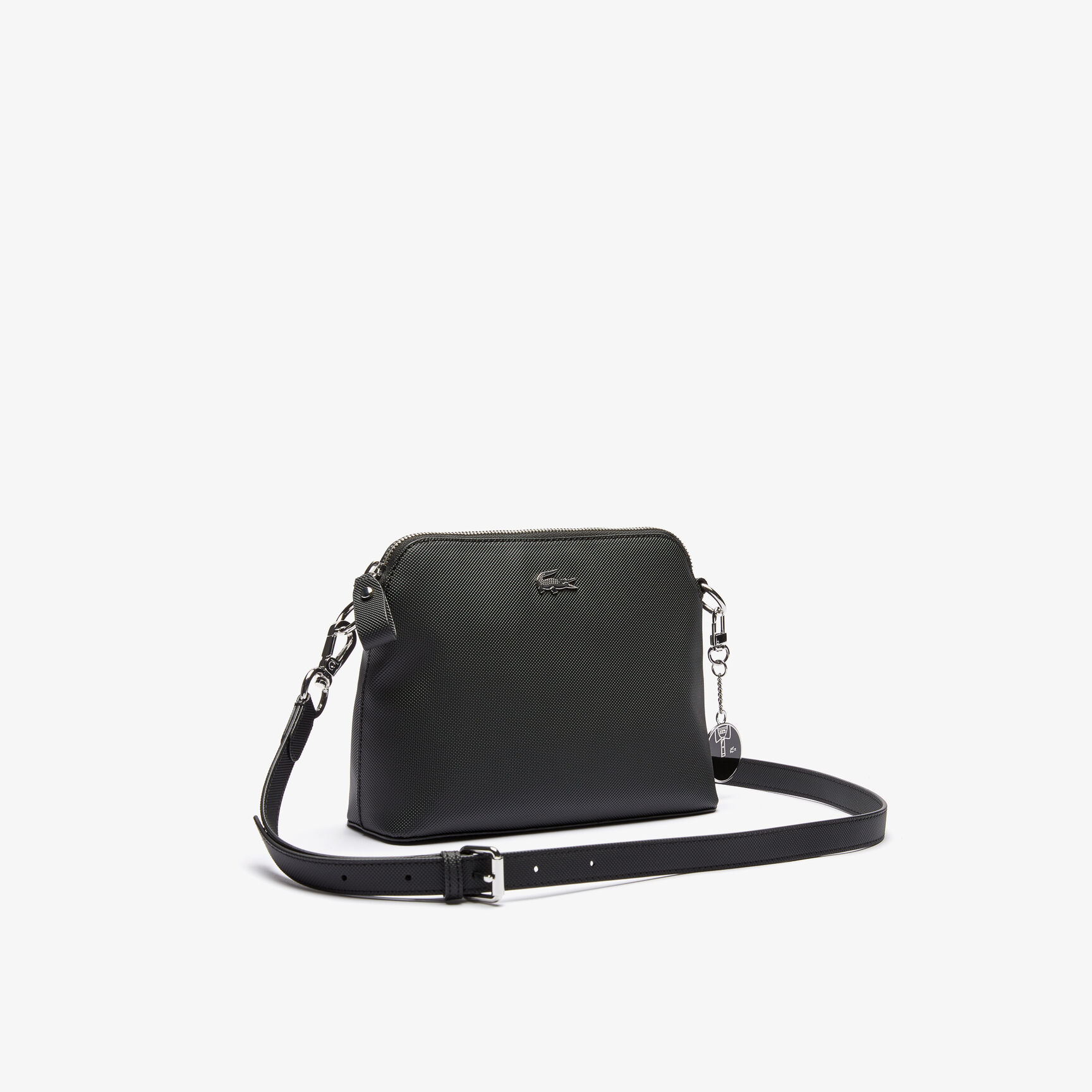 حقيبة كتف بسحاب من قماش البيكيه المغلف بالبلاستيك مجموعة Daily Classic للنساء حقيبة كتف بسحاب من قماش البيكيه المغلف بالبلاستيك مجموعة Daily Classic للنساء