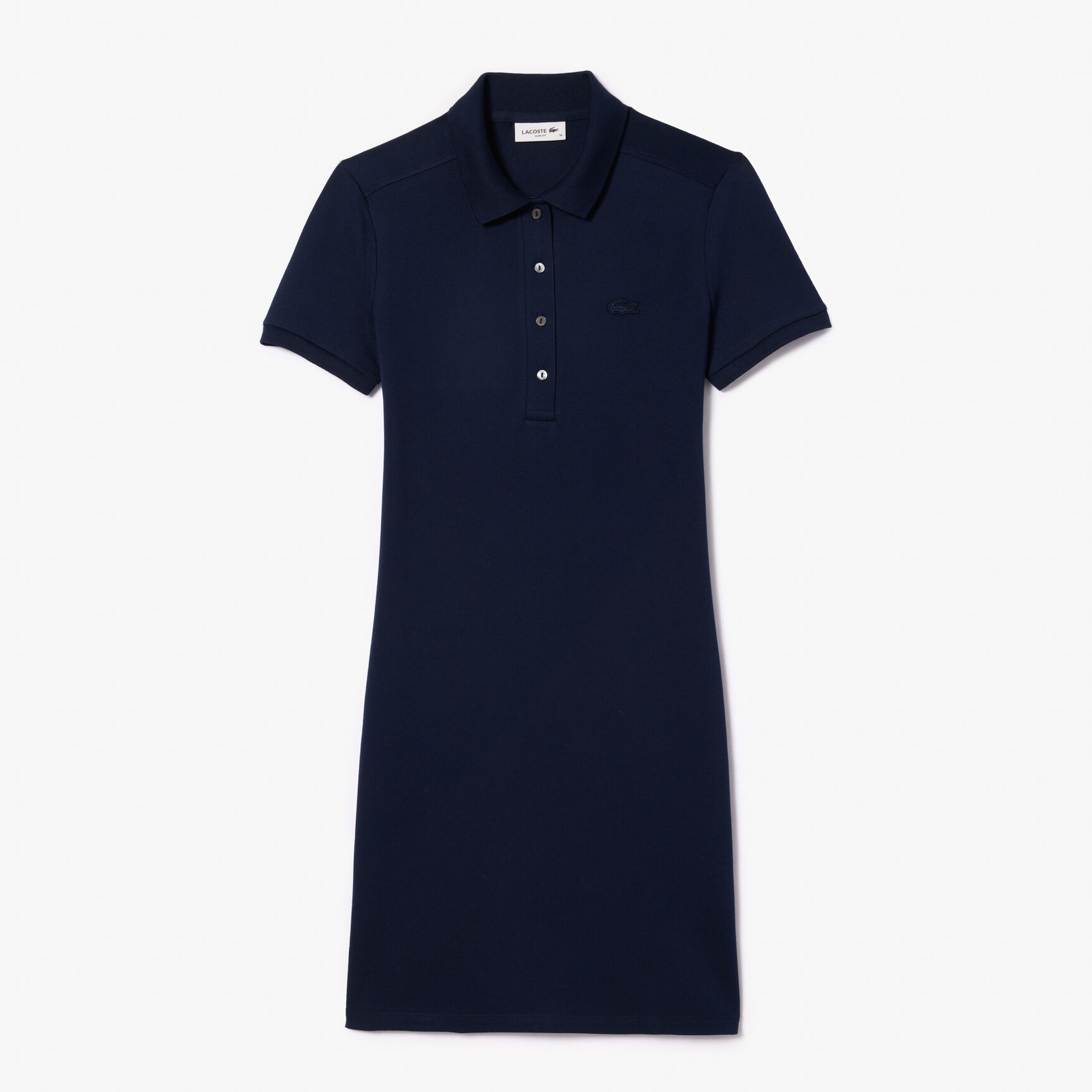 Slim Fit Stretch Petit Pique Polo Dress - EF5473-00-166