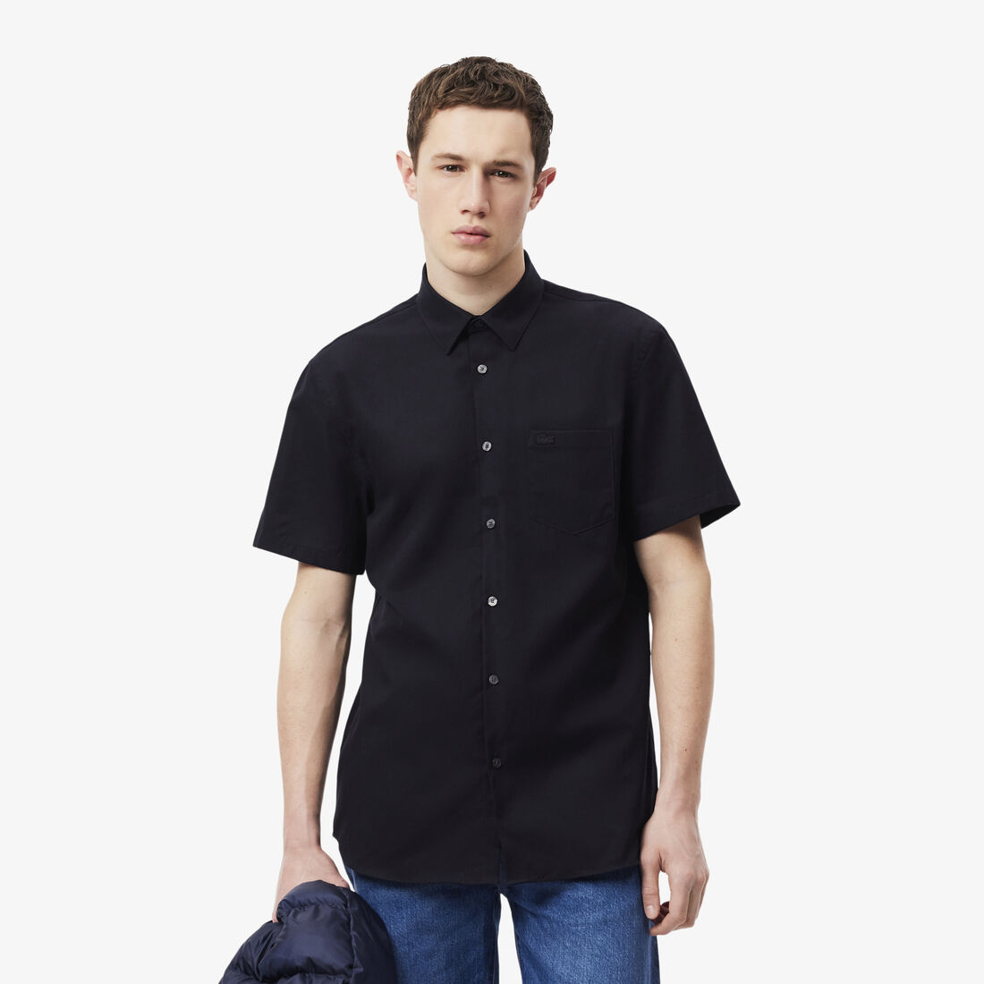 Men's Regular Fit Solid Cotton Shirt - CH8528-00-HDE