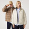 unisex lacoste water repellent reversible jacket