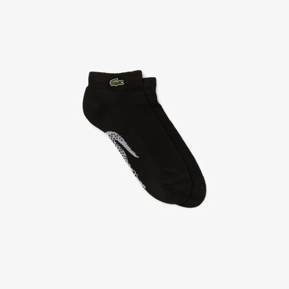 Men's Lacoste Sport Printed Crocodile Low-cut Cotton Socks