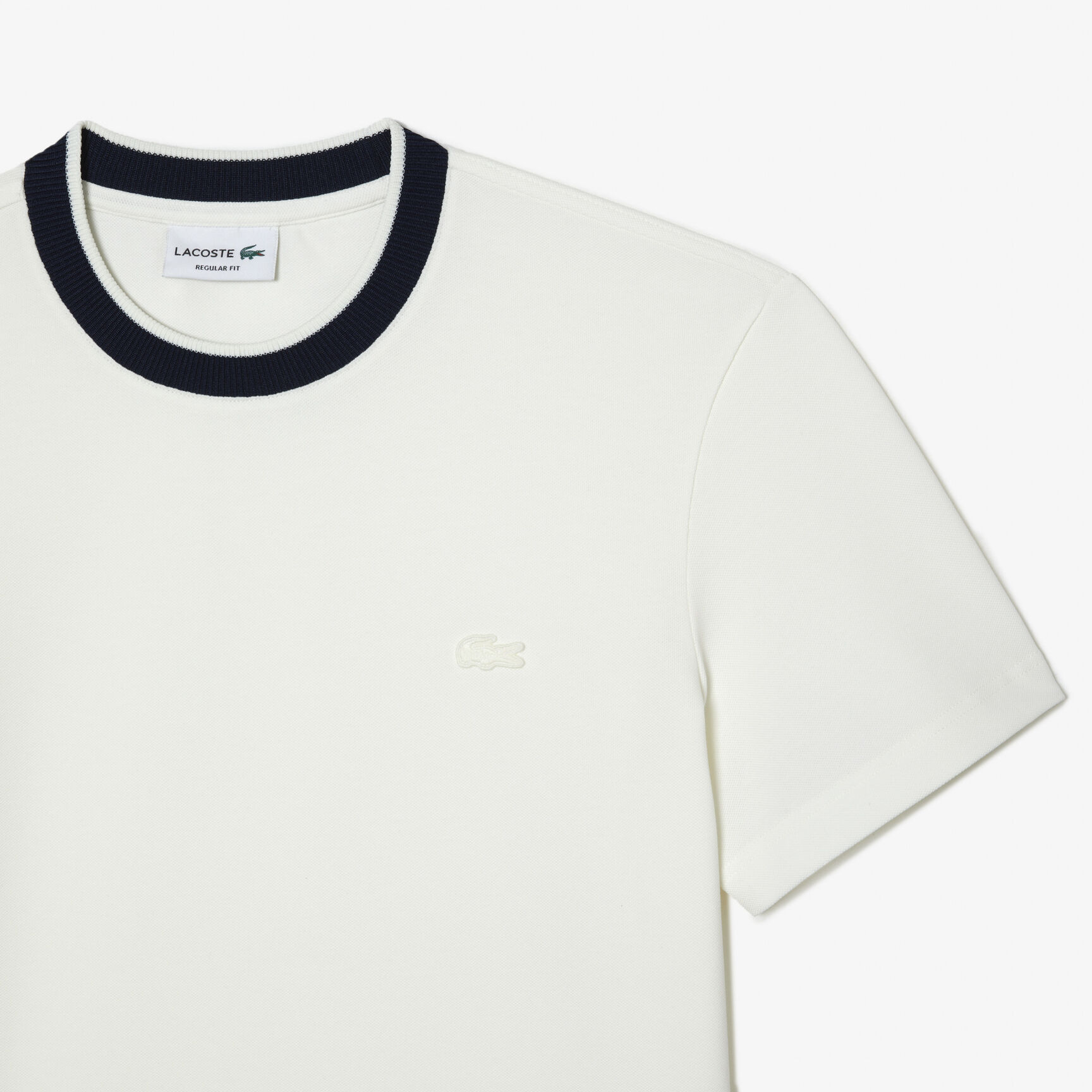 Men's Lacoste Regular Fit Stretch Pique T-shirt Men's Lacoste Regular Fit Stretch Pique T-shirt