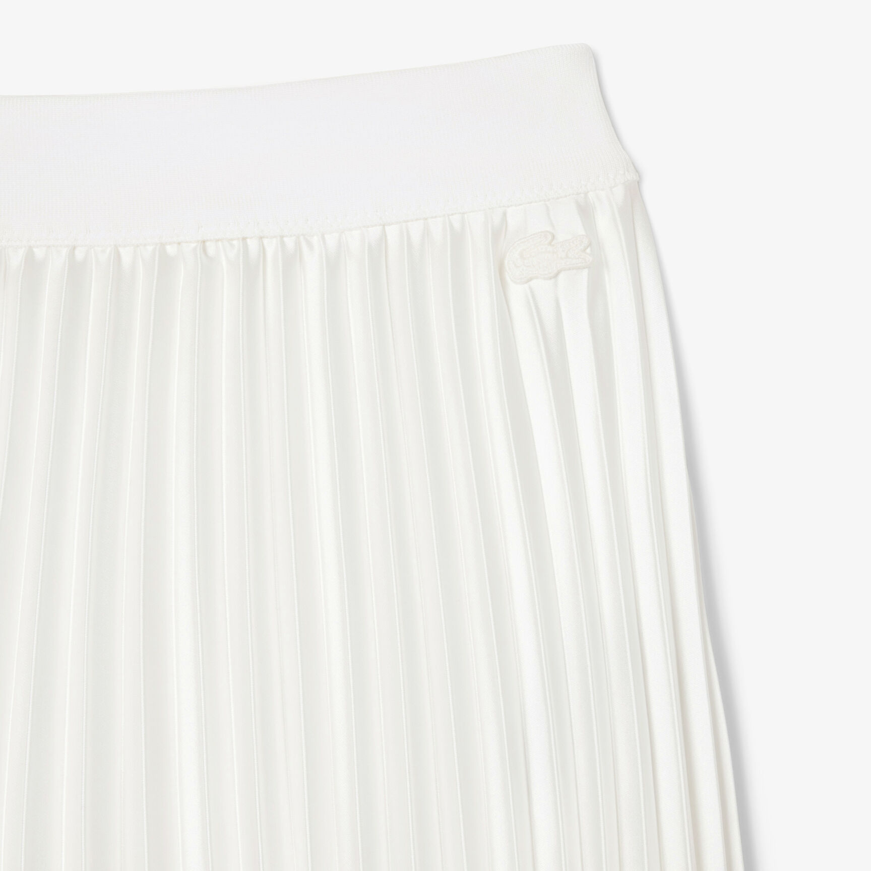 تنورة ميدي من الساتان المطوي Pleated Satin Midi Skirt - JF5605-00-70V