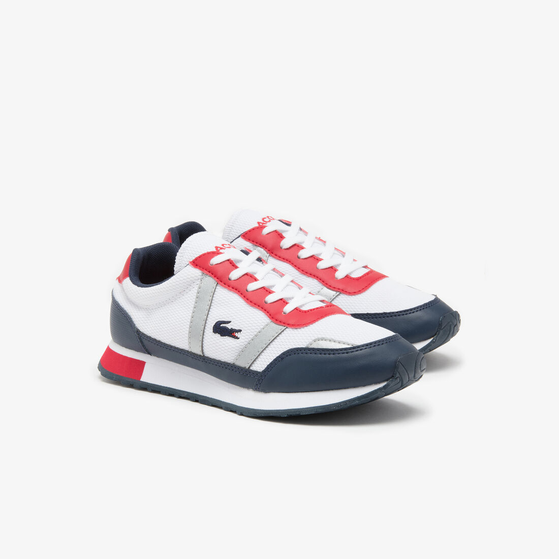 حذاء رياضي للشباب بأربطة من القماش ومواد صناعية حذاء رياضي للشباب بأربطة من القماش ومواد صناعية