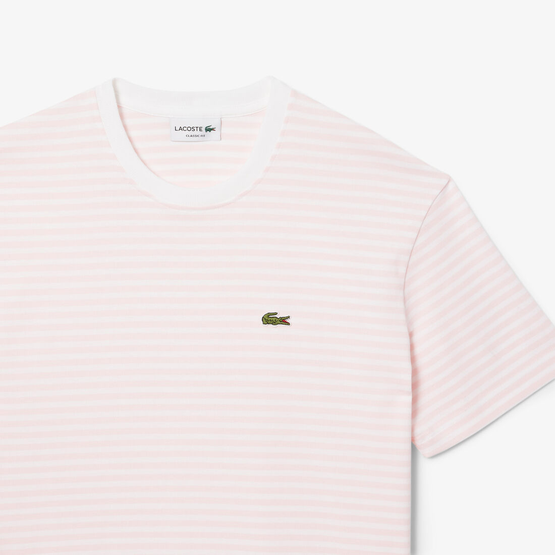 تي شيرت مخطط من القطن الثقيل Striped Heavy Cotton T-shirt - TH9749-00-DHI