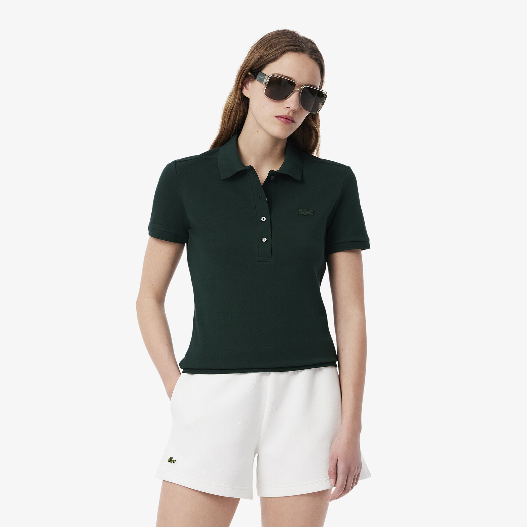 L.12.D Slim Fit Stretch Petit Pique Polo Shirt - PF5462-00-YZP