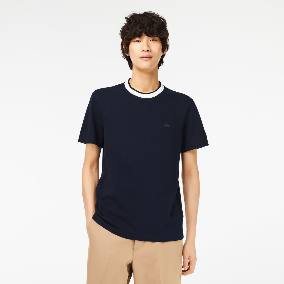 Men's Lacoste Regular Fit Stretch Pique T-shirt