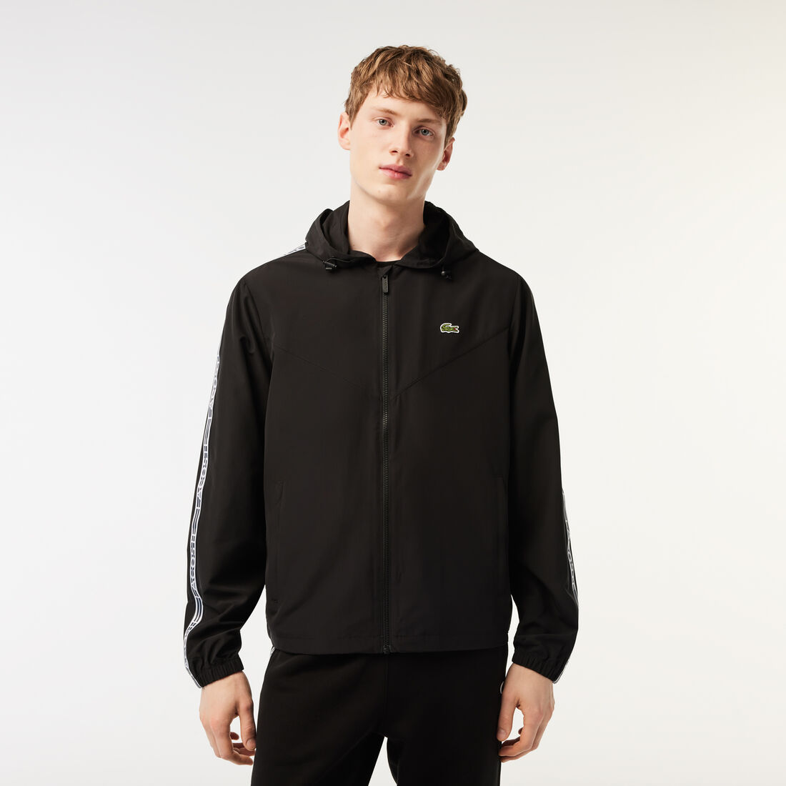 Buy Men's Lacoste Short Recycled Polyester Track Jacket | Lacoste UAE