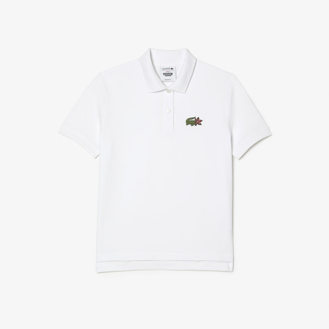 تيشيرت بولو بطبعة تمساح للنساء مجموعة Lacoste x Netflix تيشيرت بولو بطبعة تمساح للنساء مجموعة Lacoste x Netflix