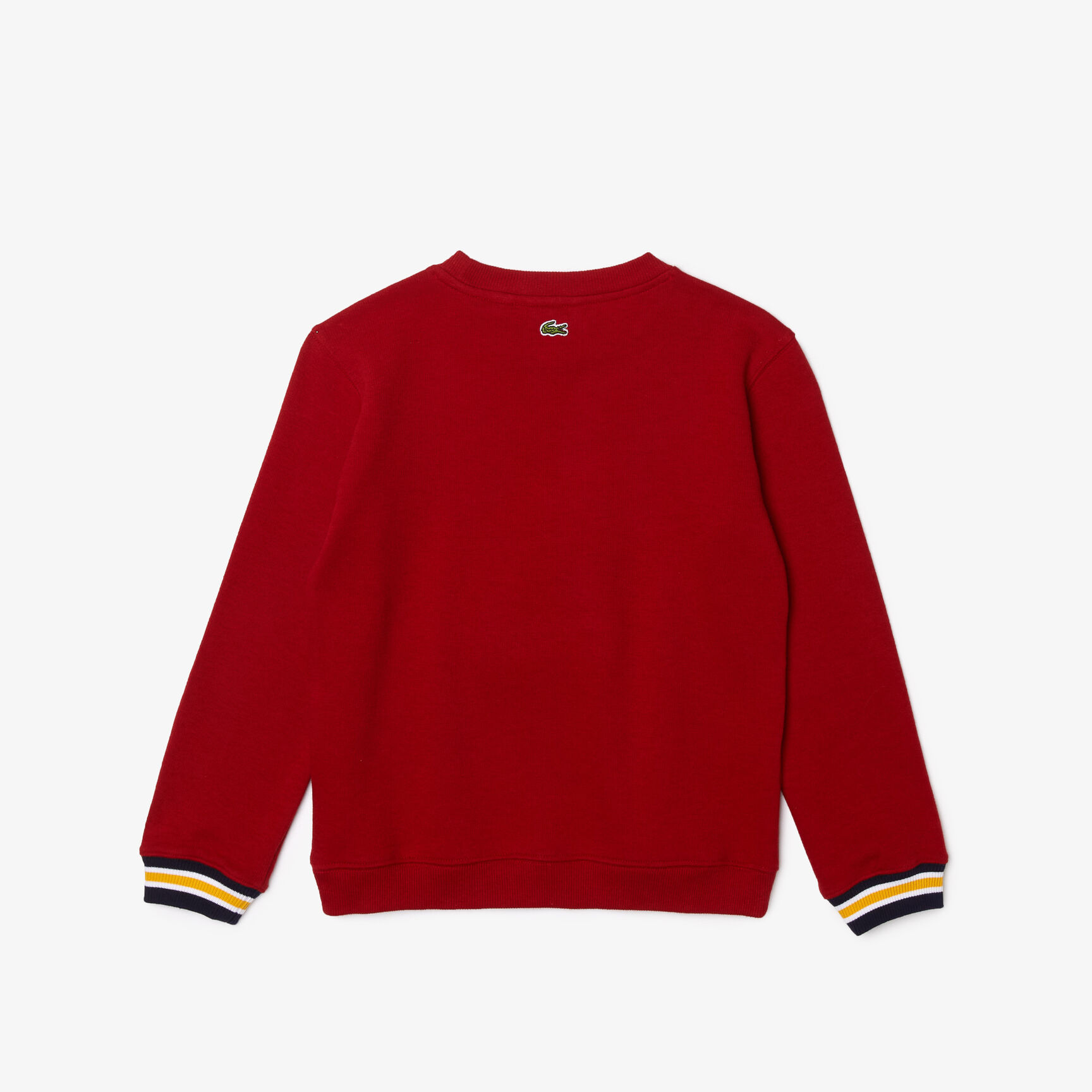 سترة قطنية للأولاد بياقة دائرية مع شعار L سترة قطنية للأولاد بياقة دائرية مع شعار L