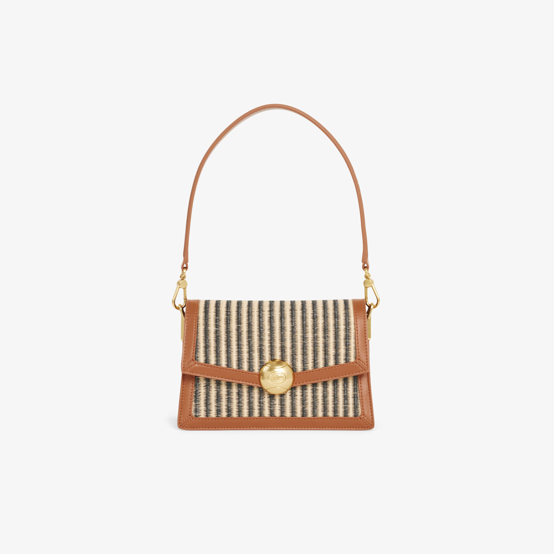 Summer Pack Raffia Shoulder Bag lacoste summer pack raffia shoulder bag