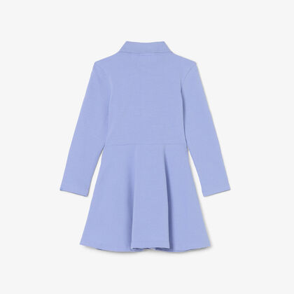 Long Sleeved Stretch Pique Polo Dress Long Sleeved Stretch Pique Polo Dress