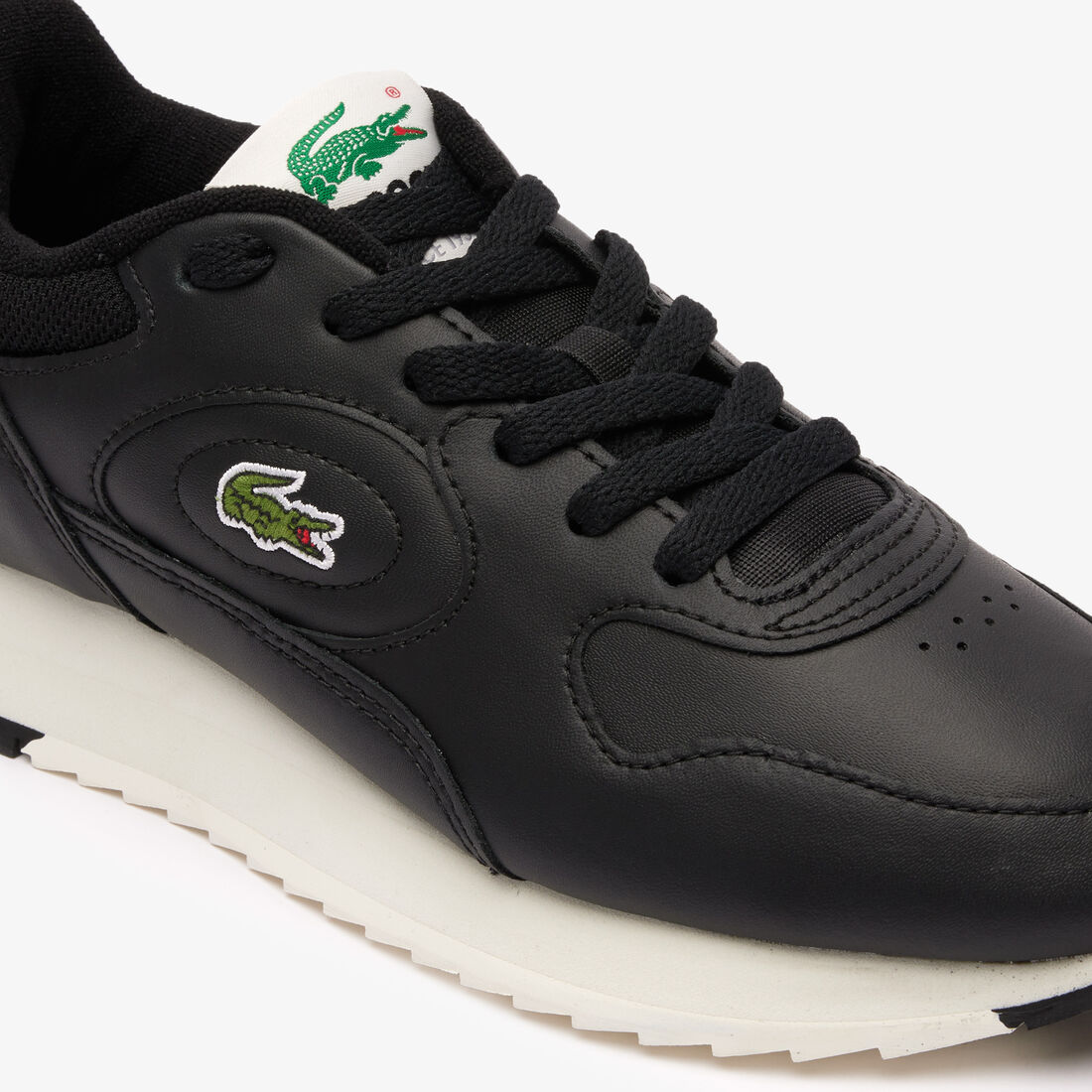 سنيكرز لاين تراك جلد للنساء Women's Linetrack Leather Trainers - 46SFA0011-454