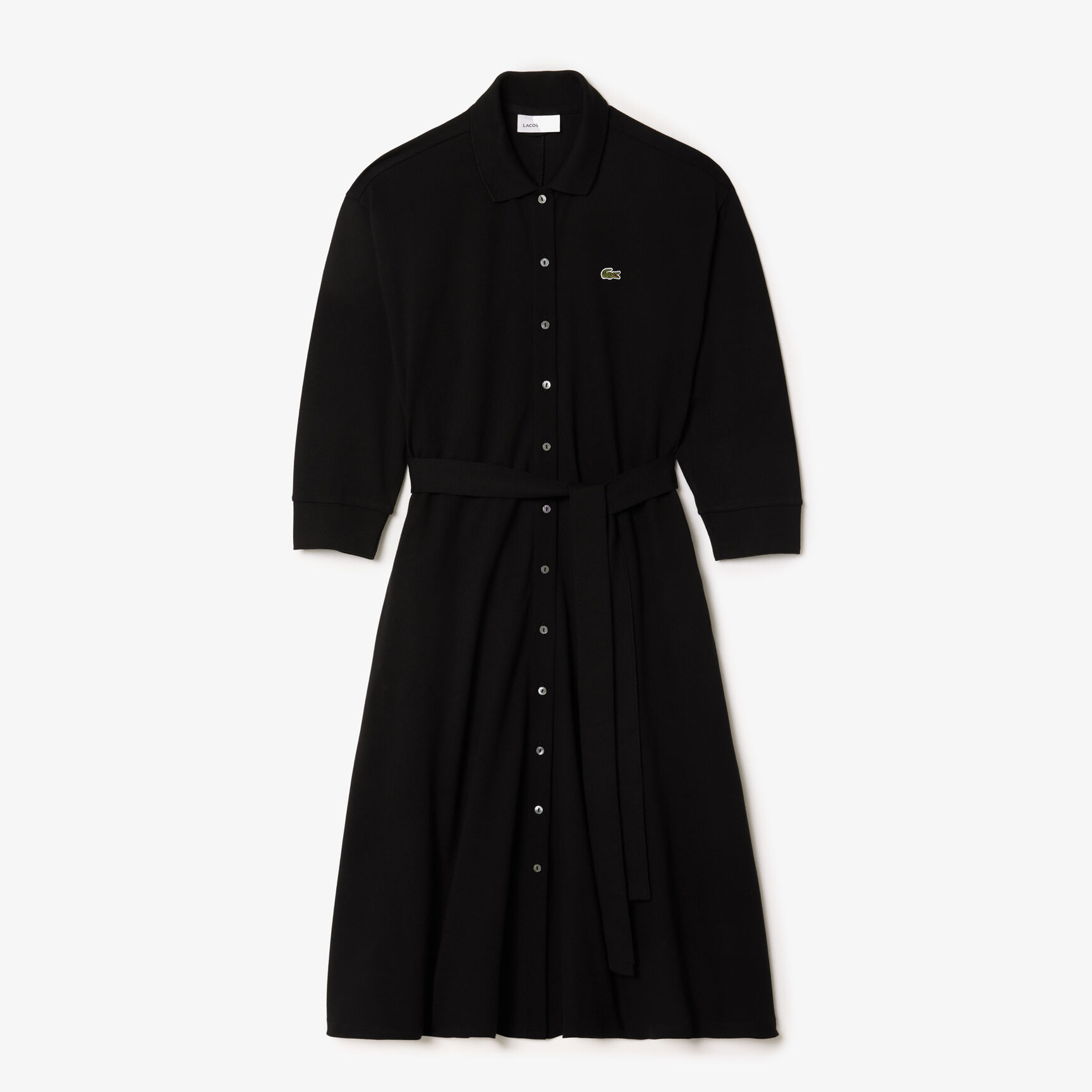3/4 Sleeve Cotton Pique Polo Dress - EF0850-00-031