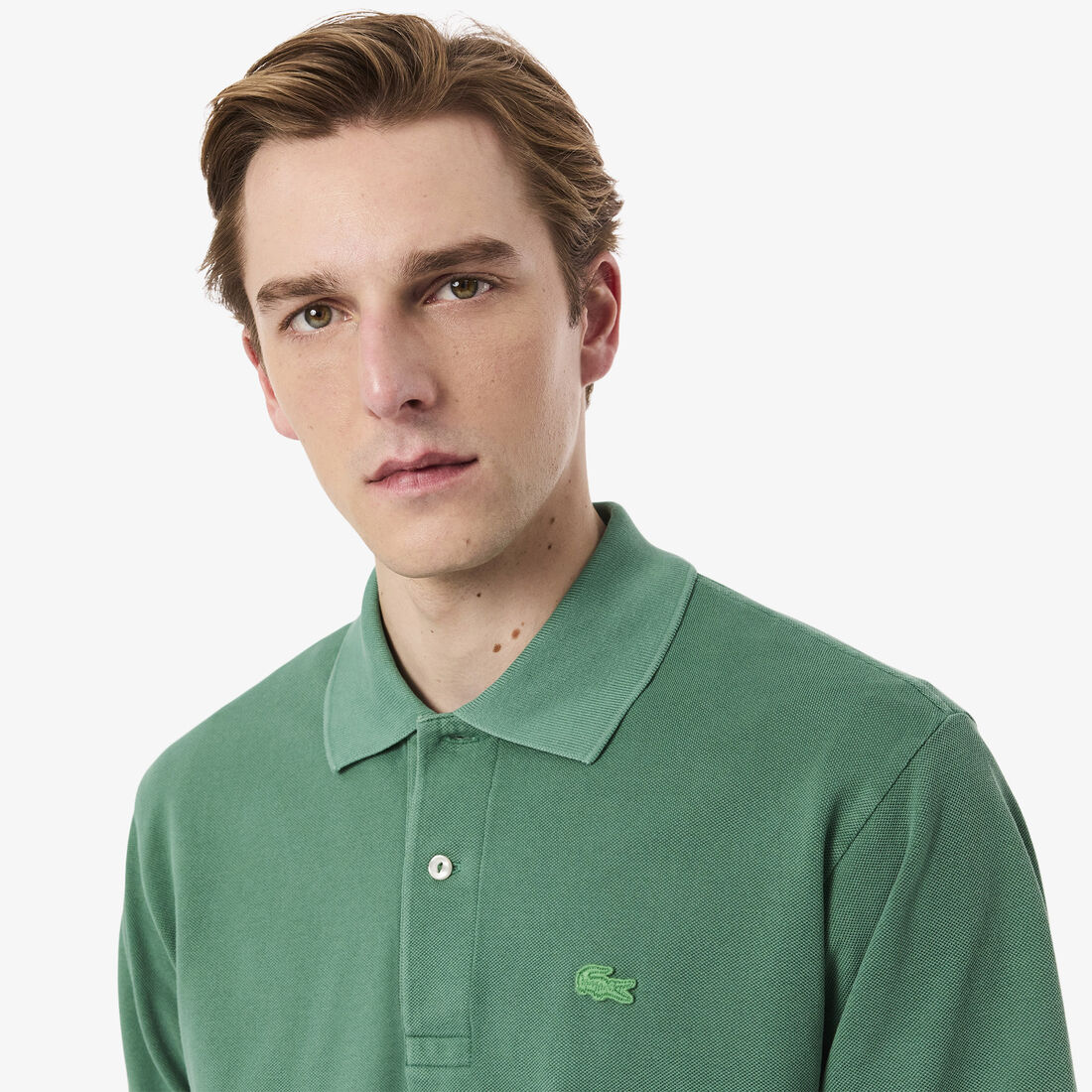 Classic Fit L.12.12 Washed Effect Polo Shirt Classic Fit L.12.12 Washed Effect Polo Shirt - PH9868-00-132