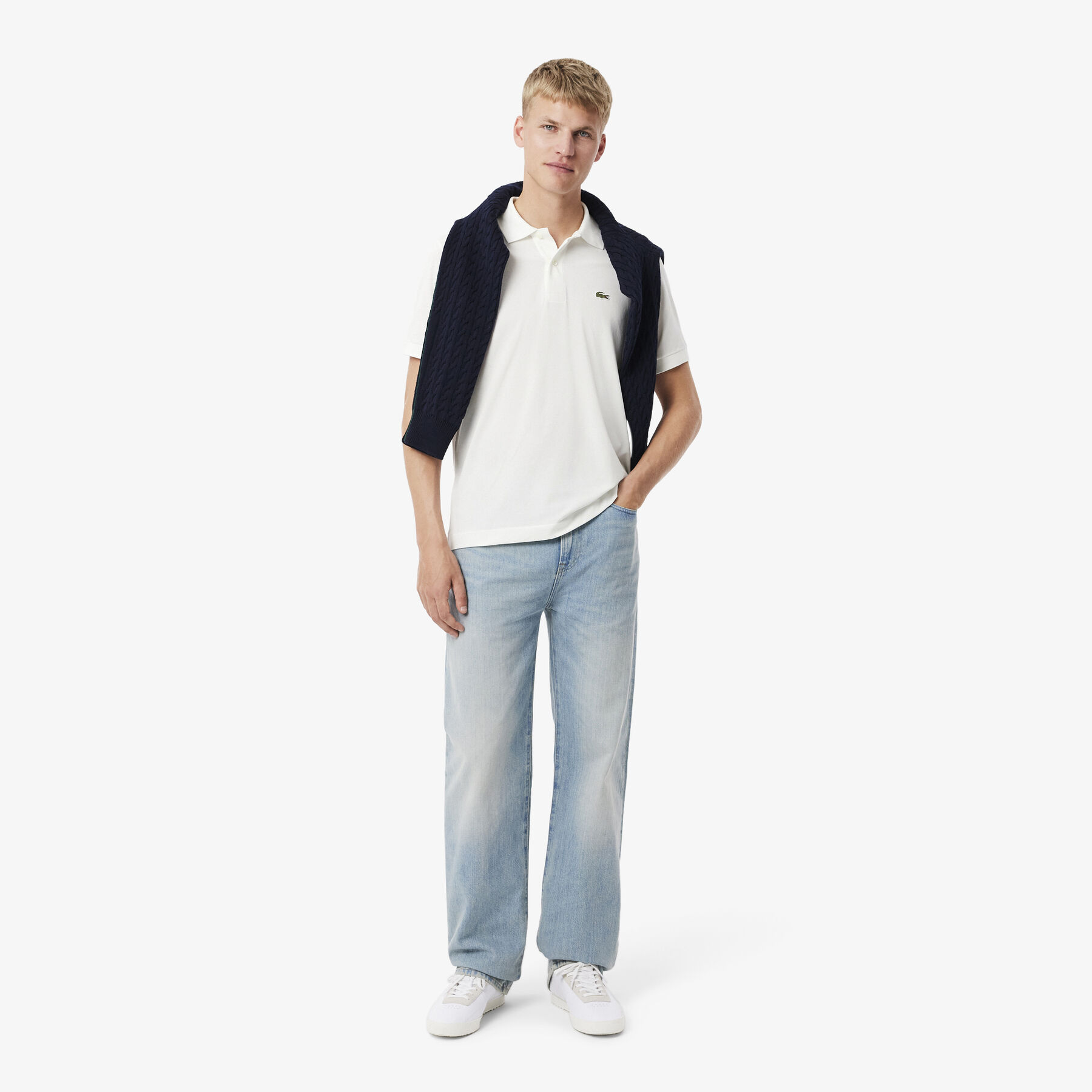 lacoste classic fit l 12 12 light pique polo shirt