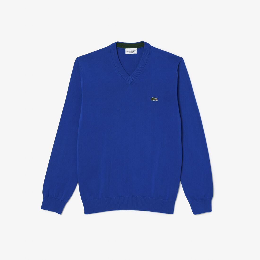 Monochrome Cotton V-neck Sweater Men's V-neck Organic Cotton Sweater - AH1951-00-JQ0