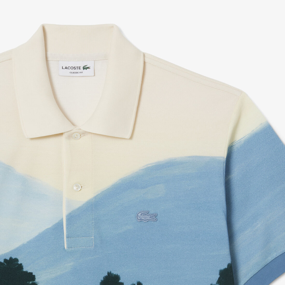 Classic Fit Printed Petit Pique Polo Shirt Classic Fit Printed Petit Pique Polo Shirt - PH5895-00-9IX