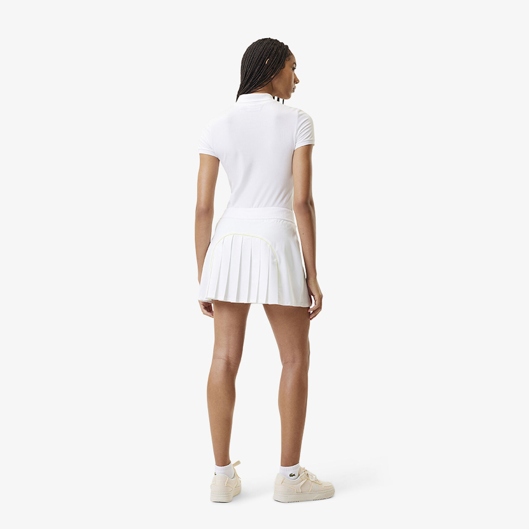 Pleat Back Tennis Skirt with Contrast Shorts - JF1035-00-PI2