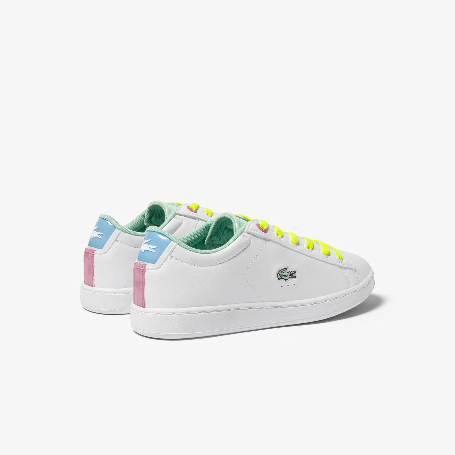 children s lacoste carnaby pro bl synthetic tonal trainers