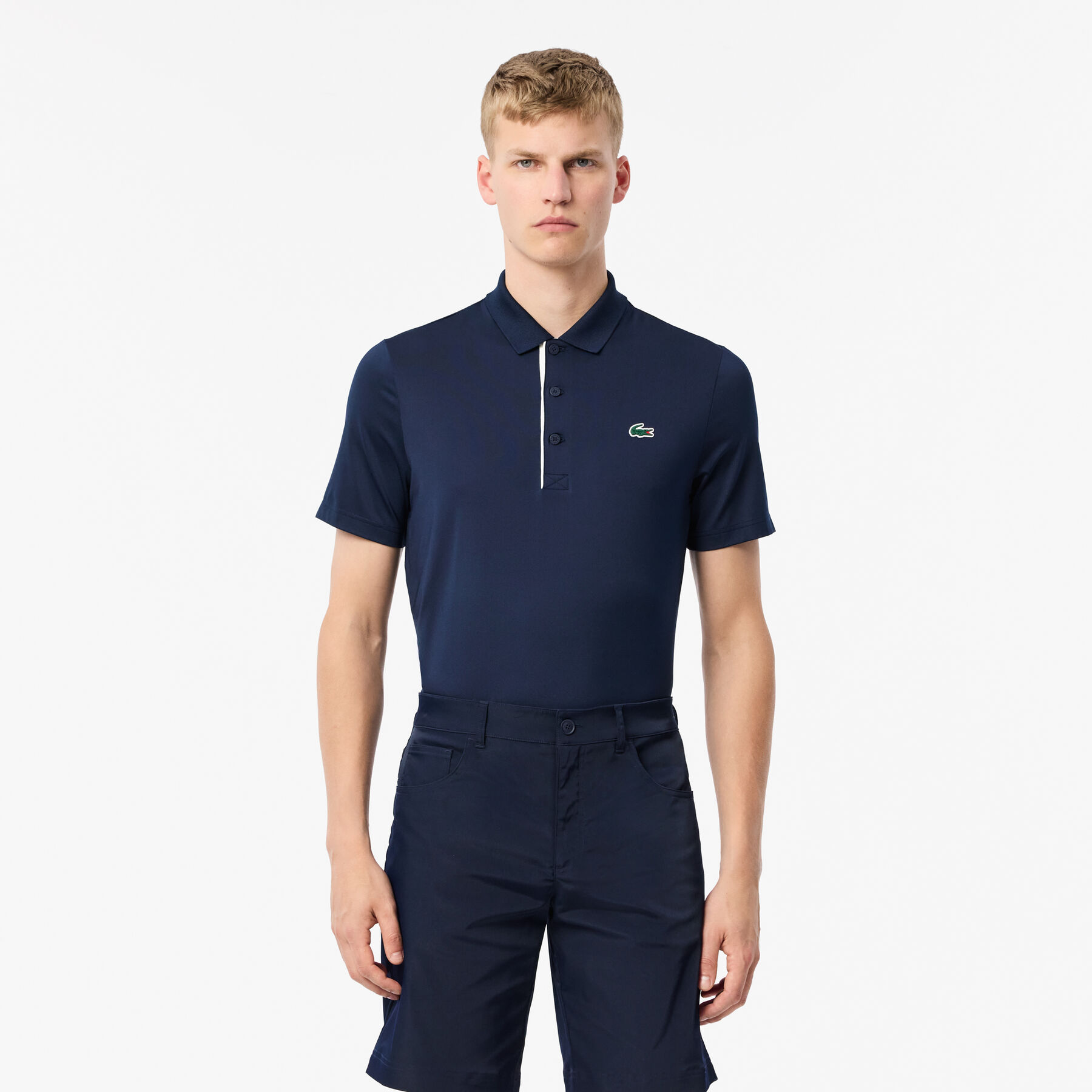 Ultra-Dry Anti-UV Stretch Jersey Golf Polo Shirt lacoste ultra dry anti uv stretch jersey golf polo shirt