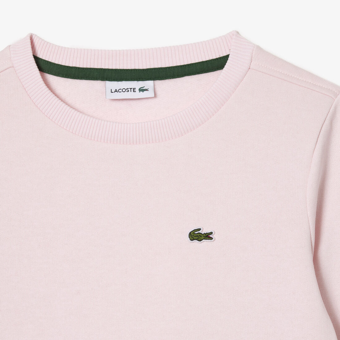 هودي فلانيل قطن مقسم بألوان للأطفال Kids' Lacoste Organic Cotton Flannel Sweatshirt - SJ5284-00-T03