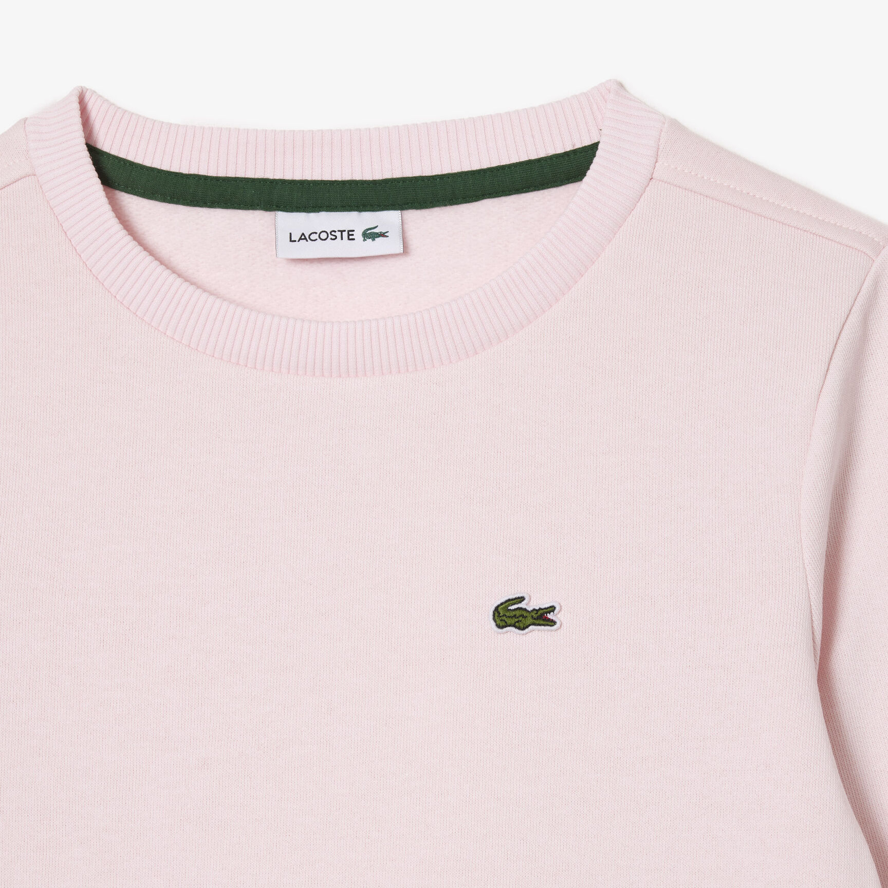 هودي فلانيل قطن مقسم بألوان للأطفال Kids' Lacoste Organic Cotton Flannel Sweatshirt - SJ5284-00-T03