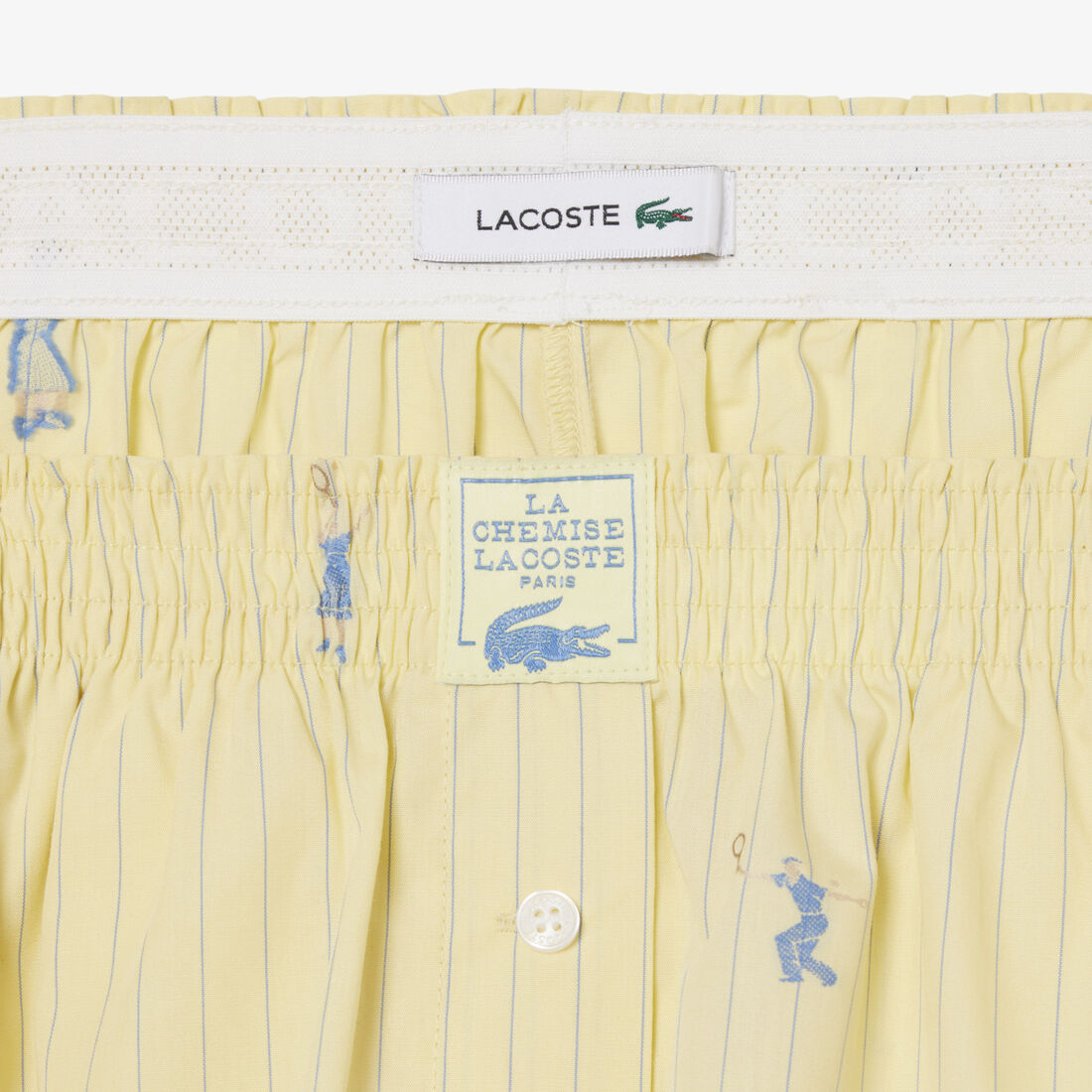 شورت بوكسر جاكار من قطن بوبلين Cotton Poplin Jacquard Boxer Shorts? ? - FF1034-00-2IA