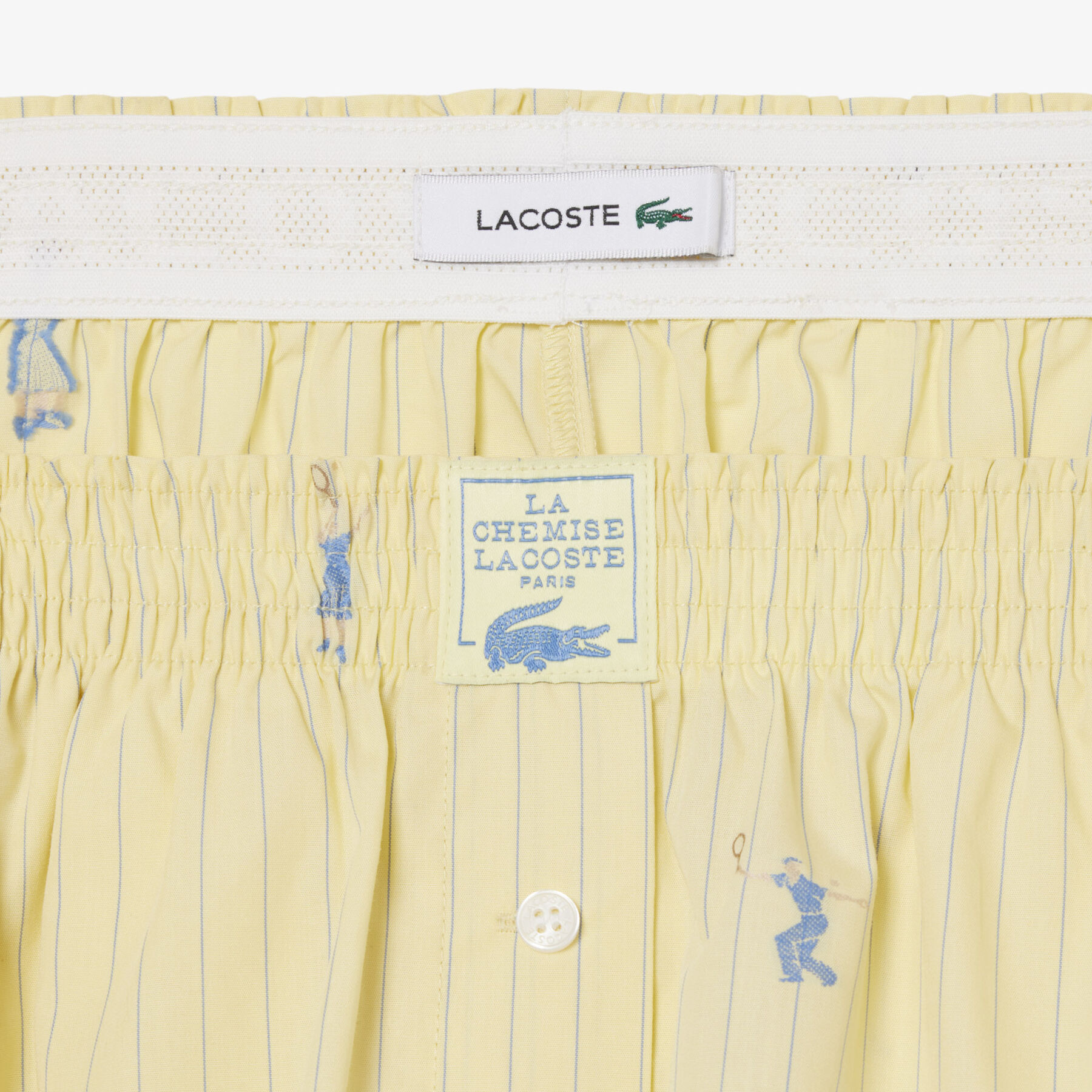 شورت بوكسر قطني بوبلين جاكار Cotton Poplin Jacquard Boxer Shorts? ? - FF1034-00-2IA