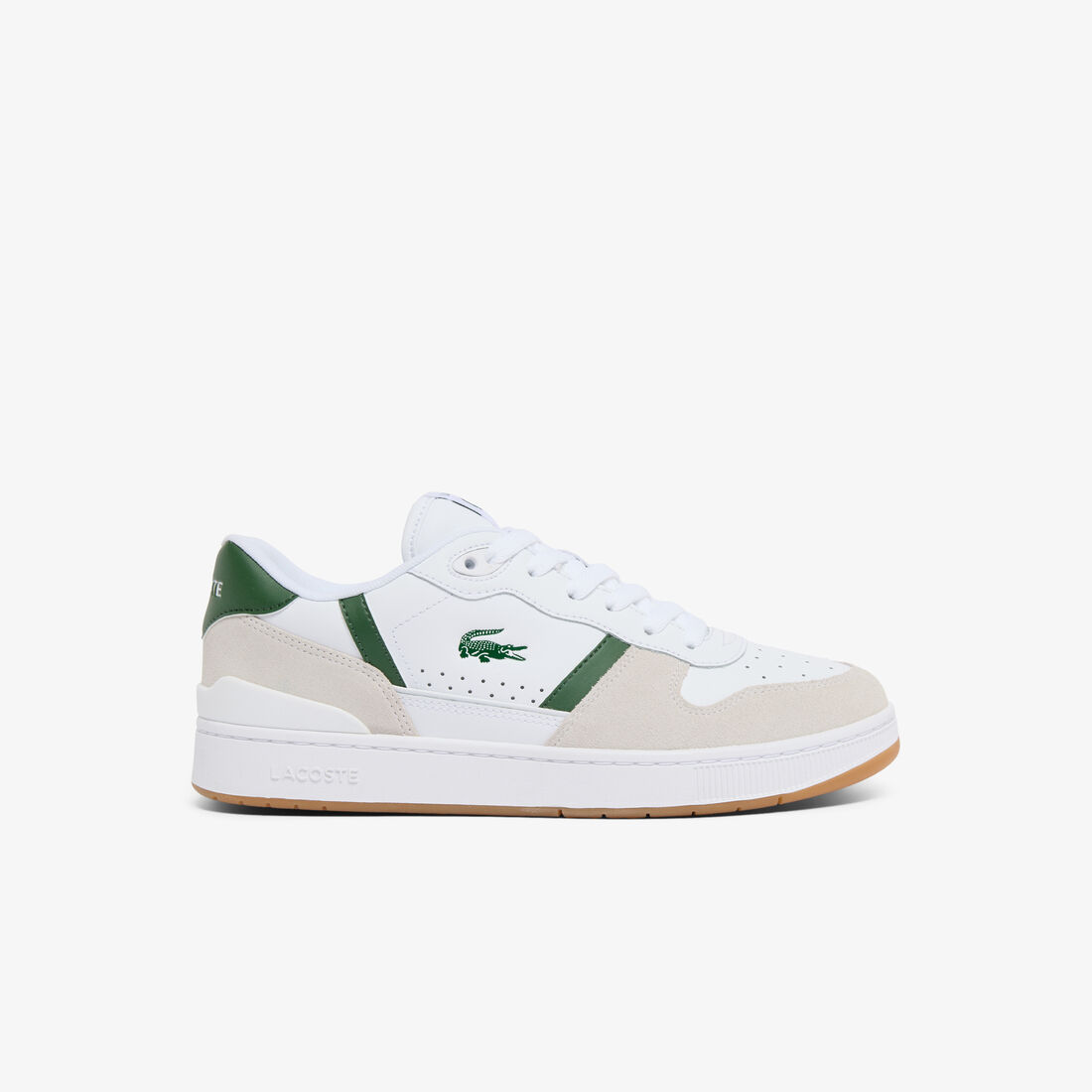 Men's T-Clip Set Leather Sneakers lacoste men s t clip set leather sneakers