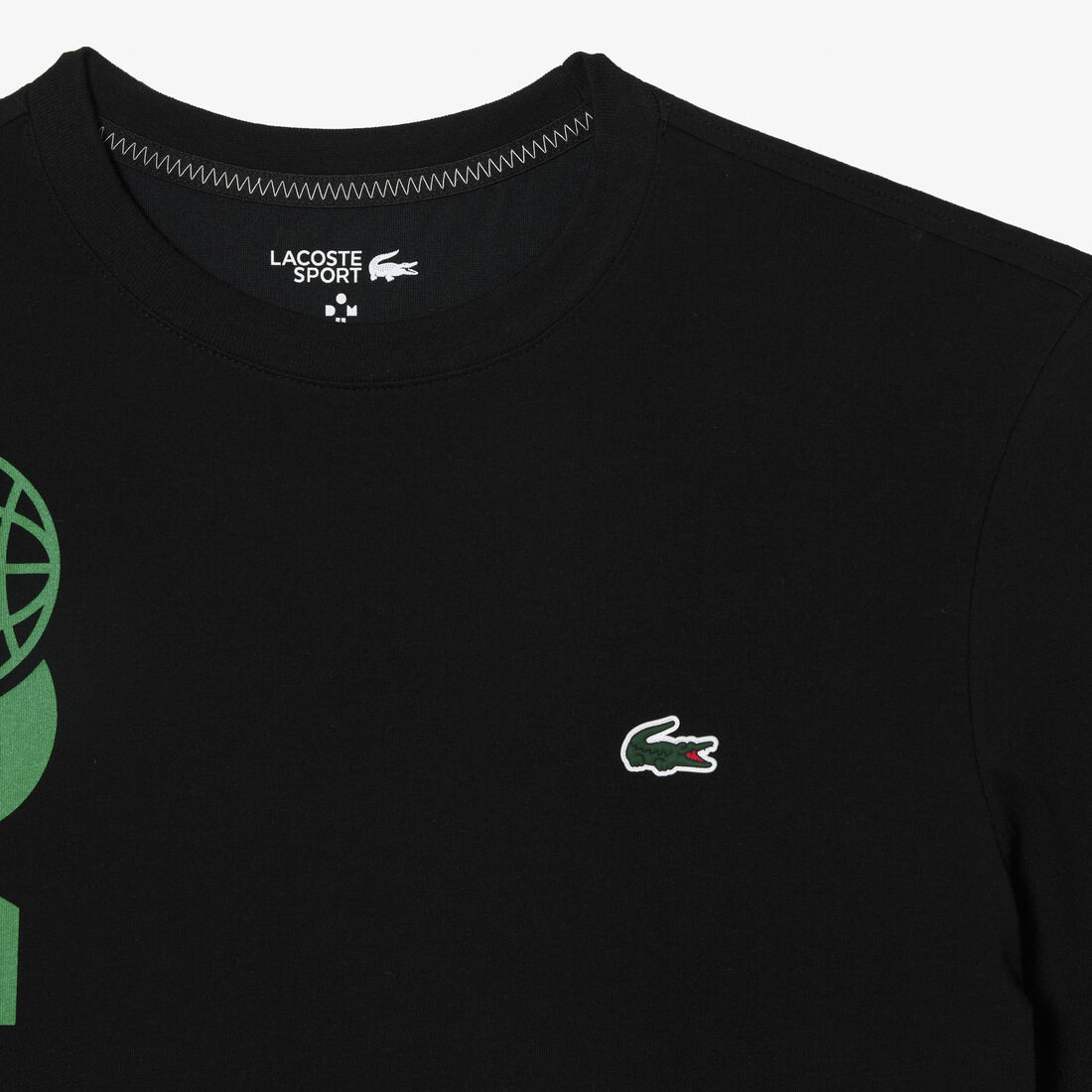 تي شيرت للتنس دون خياطة بقصّة عادية Lacoste Tennis x Daniil Medvedev Regular Fit T-shirt - TH1795-00-031