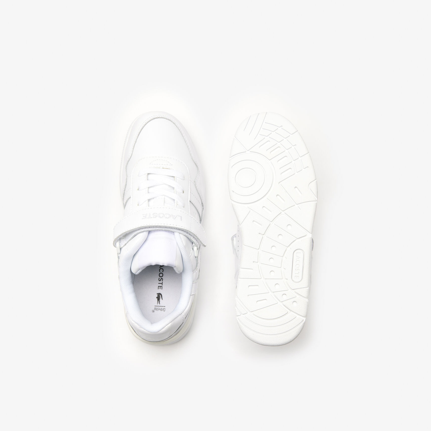 سنيكرز تي كليب جلد بشريط فيلكرو لاصق للنساء Women's T-Clip Velcro Leather Trainers - 46SFA0062-21G