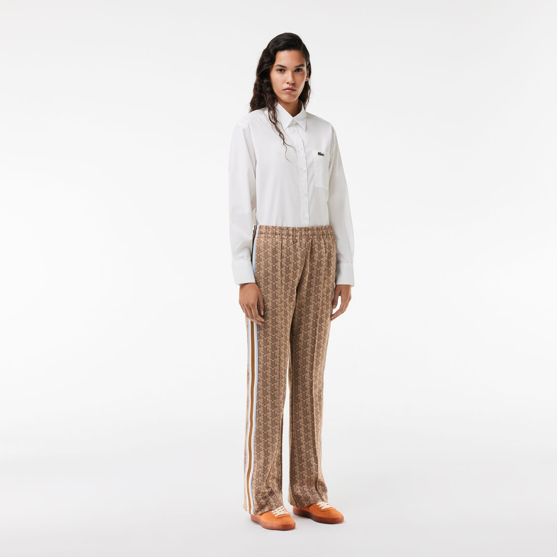 Women's Lacoste Monogram Print Trackpants - XF9313-00-IRP
