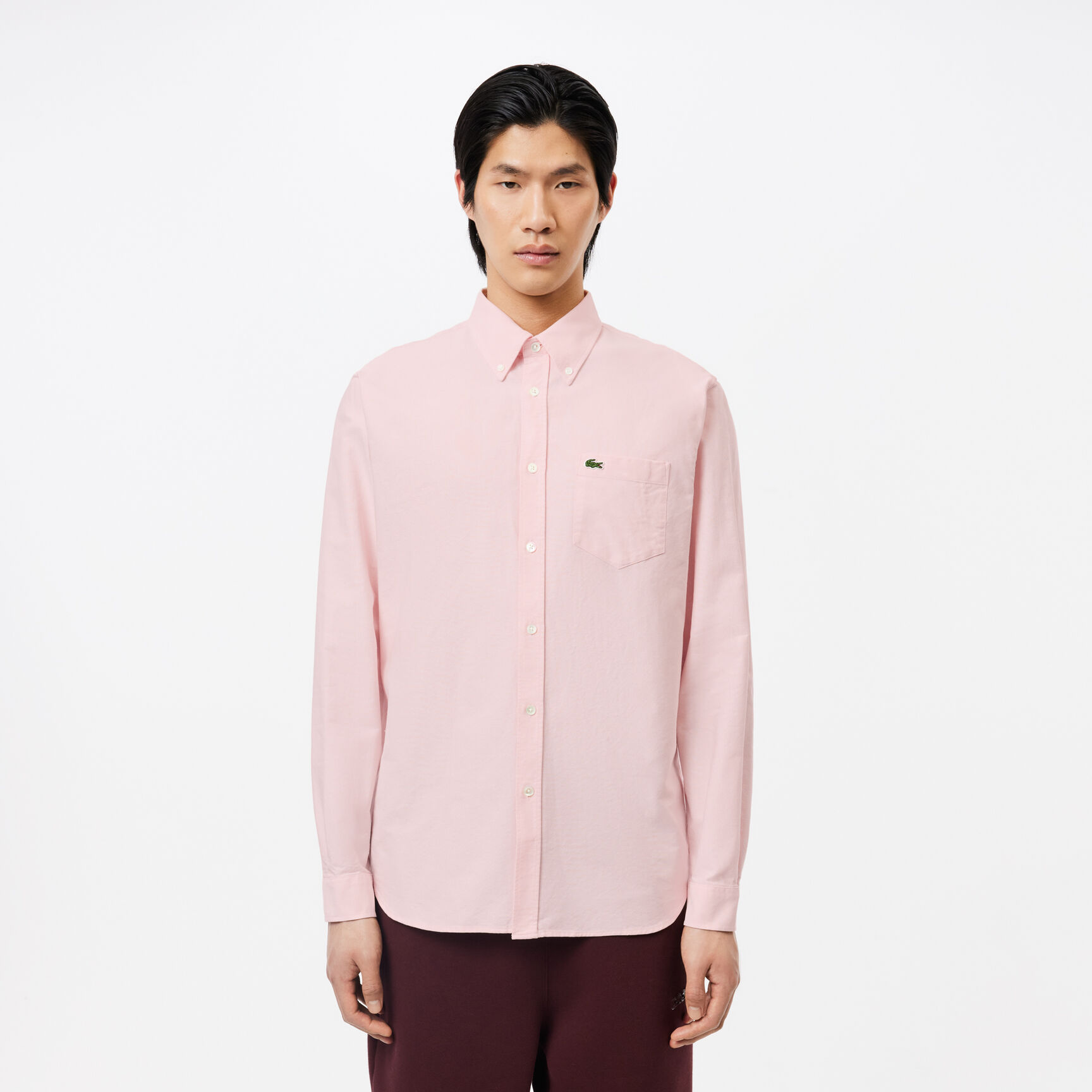 Regular fit cotton Oxford shirt - CH1911-00-7FD