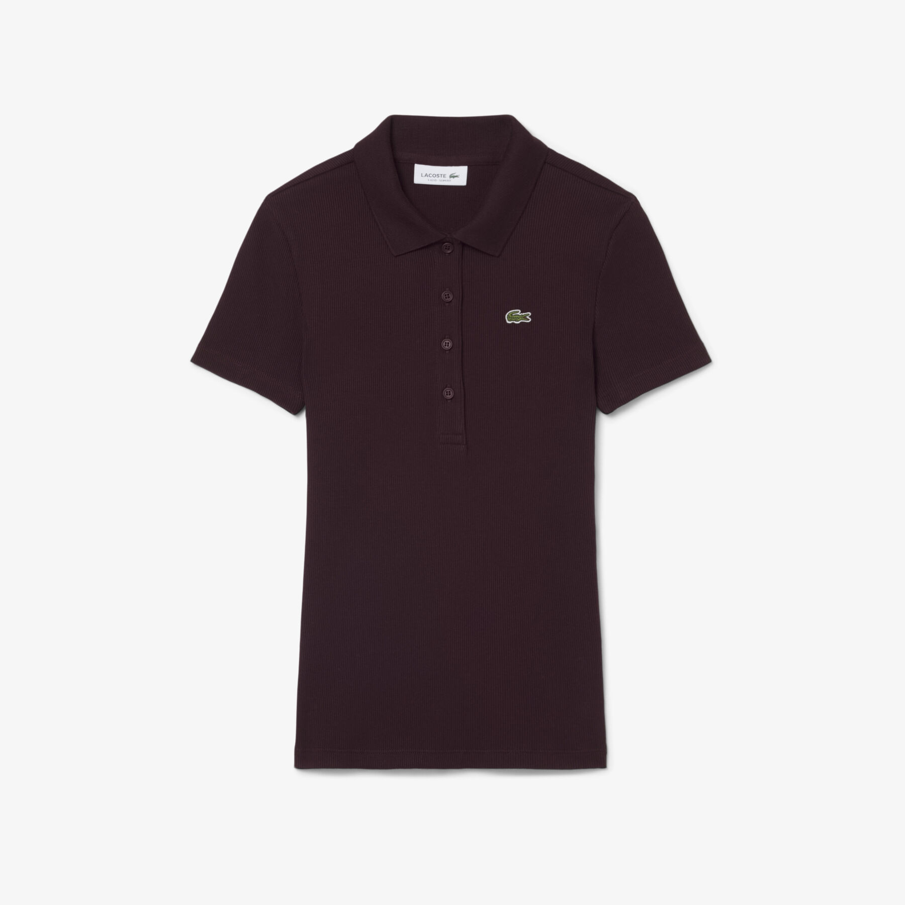 Slim Fit L.12.D Ribbed Cotton Polo Shirt lacoste slim fit l 12 d ribbed cotton polo shirt