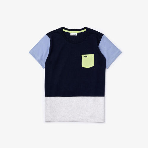 Boy’s Cotton Colourblock T-shirt