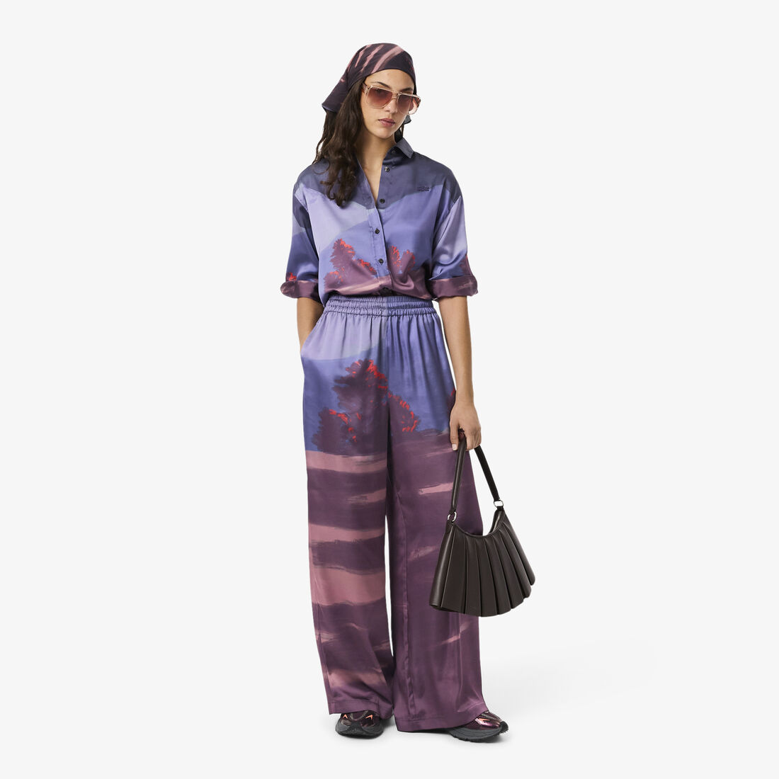 Oversized Landscape Print Pants Oversized Landscape Print Pants - HF6384-00-ADI