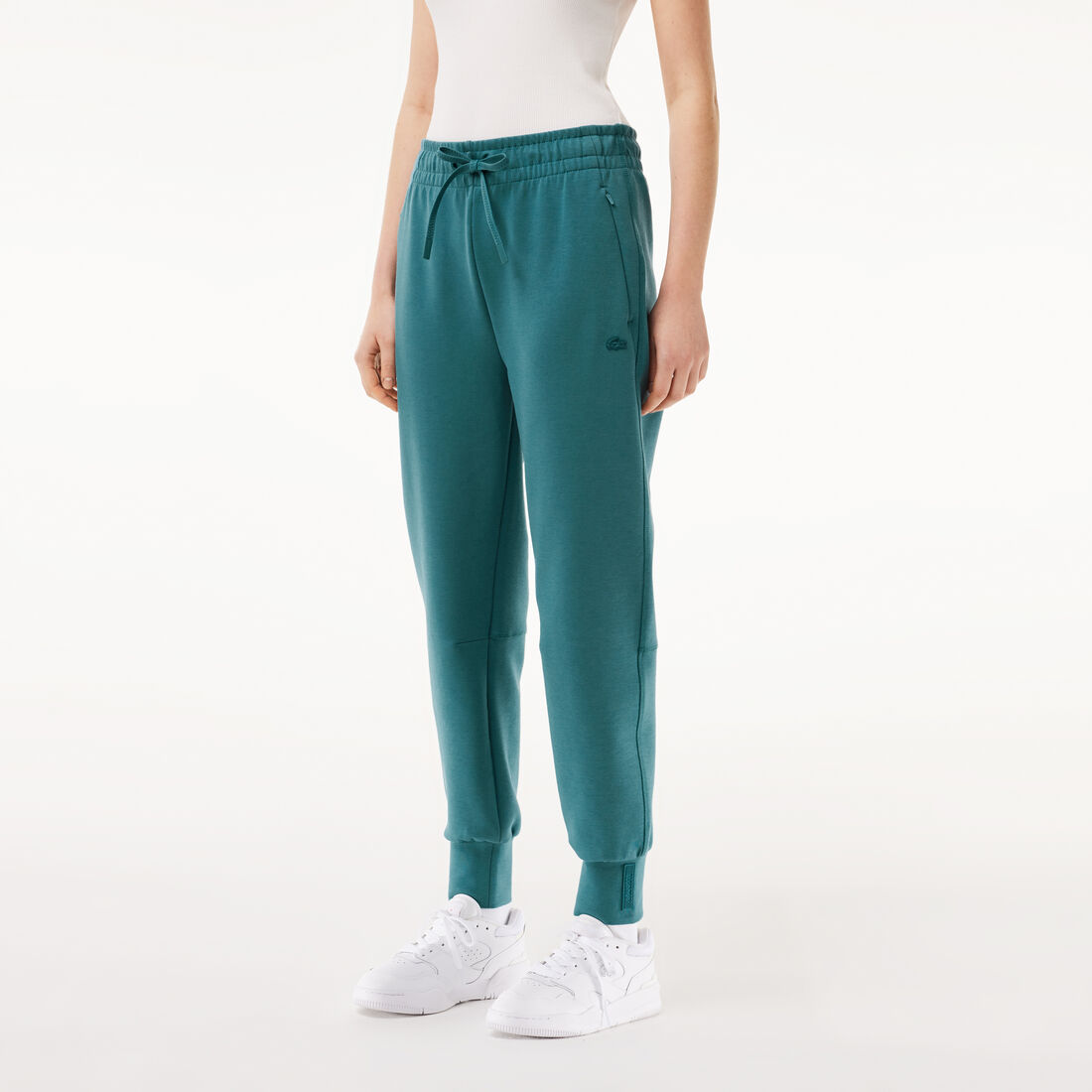 Cotton Sweatpants Women's Lacoste Two-Ply Jogger Trackpants - XF0343-00-IY4