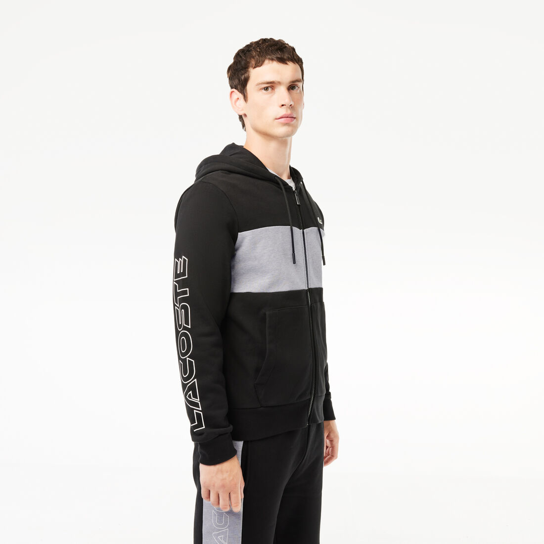 Zipped Colourblock Jogger Hoodie - SH1416-00-SNP