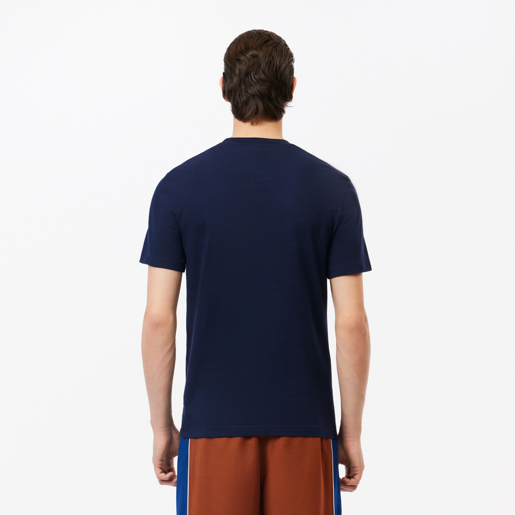 تي شيرت جيرسيه بقصّة عادية مقسم بألوان Cotton Jersey Signature Print T-shirt - TH1285-00-166