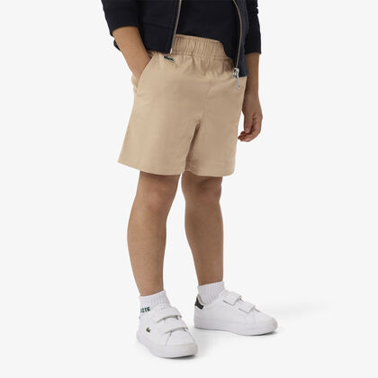 Stretch Cotton Twill Chino Shorts