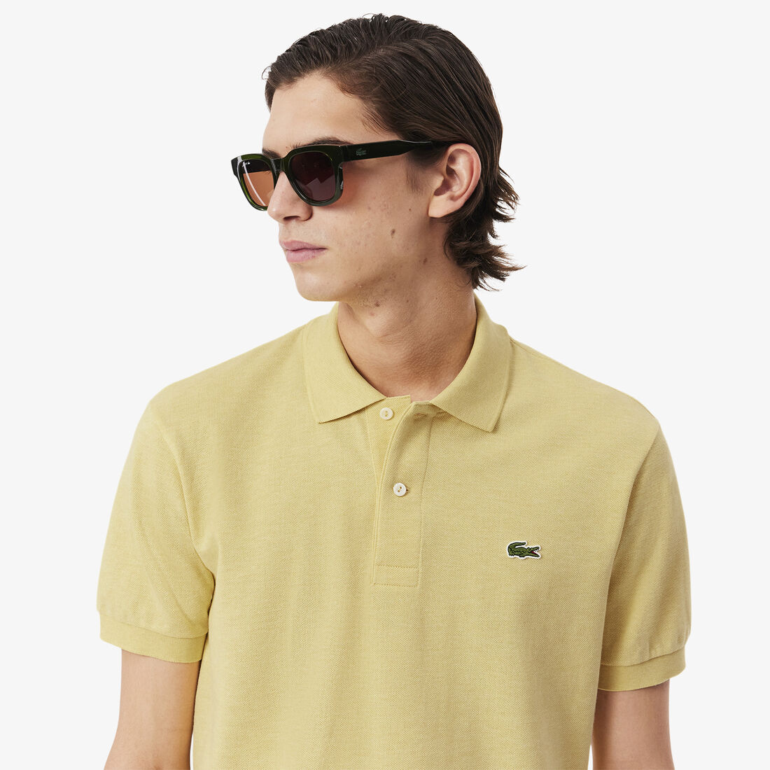 قميص بولو مارل كلاسيكي بمقاس L.12.12 Classic Fit L.12.12 Marl Polo Shirt - L1264-00-I1C