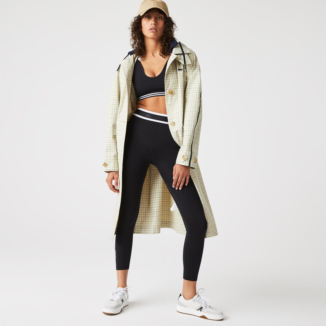 لغينغز بخصر مطبوع للنساء مجموعة Lacoste Sport